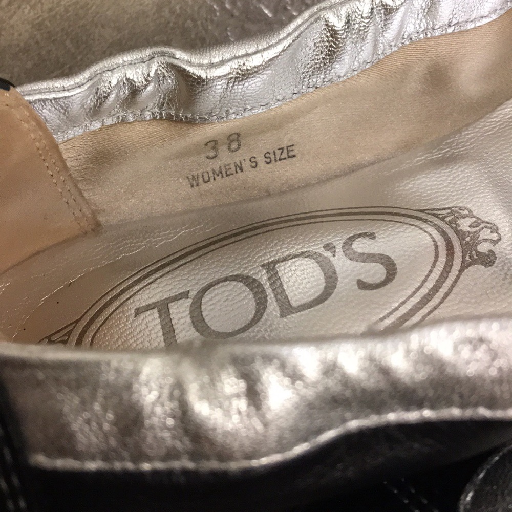 Tod's Women's Ballet Flats Size 8 Soft Leather - Picture 6 of 8